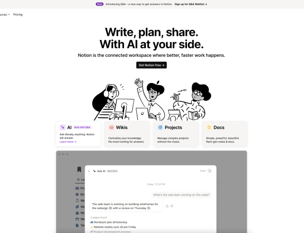 Notion is the connected workspace